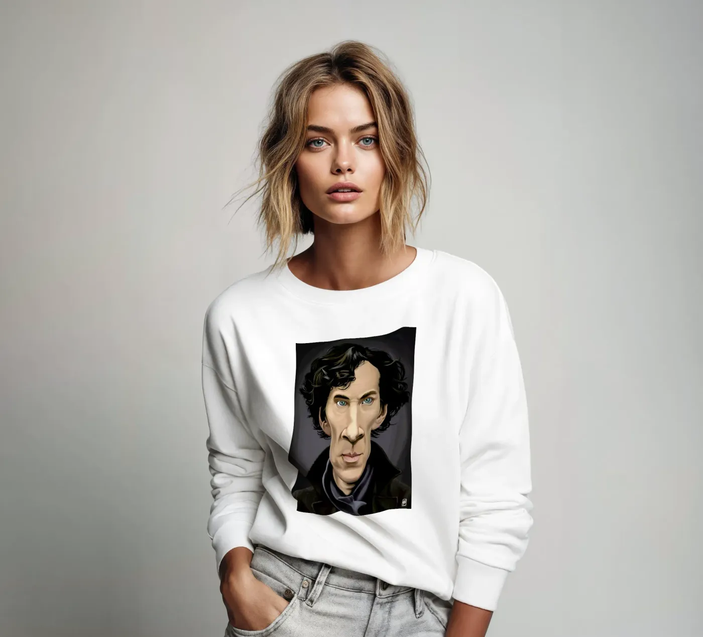 Benedict Cumberbatch sweat de Rob Art | Illustration