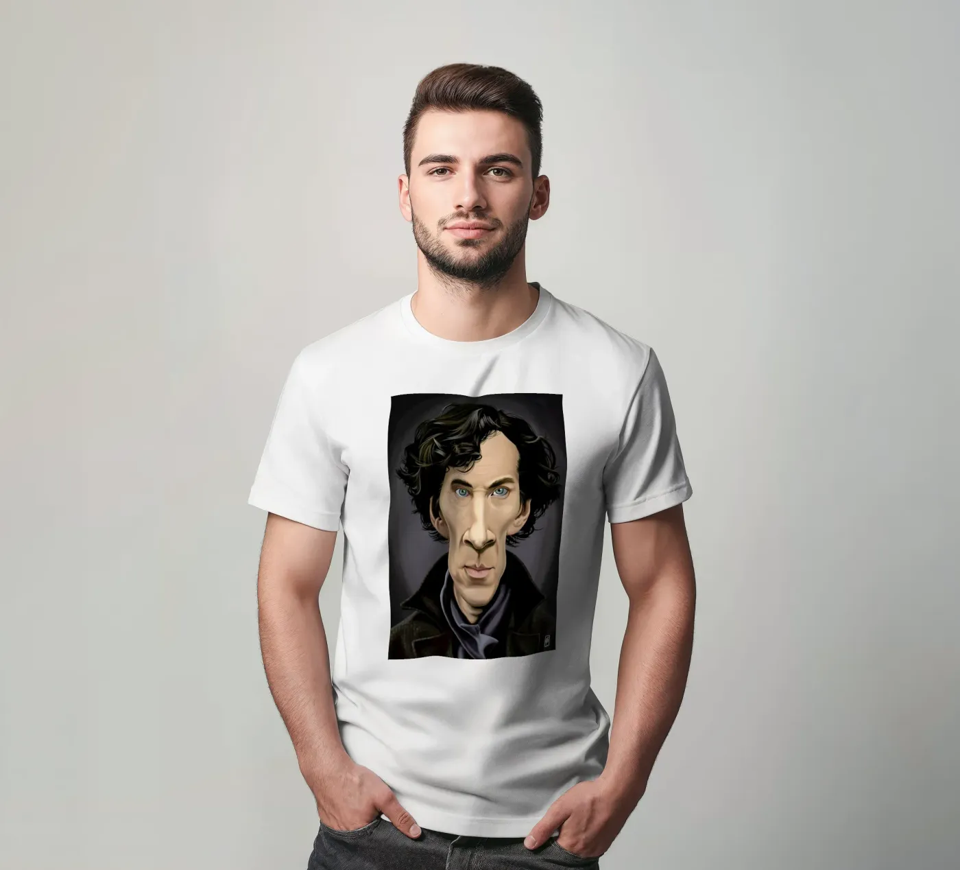 Benedict Cumberbatch t-shirt da Rob Art | Illustration