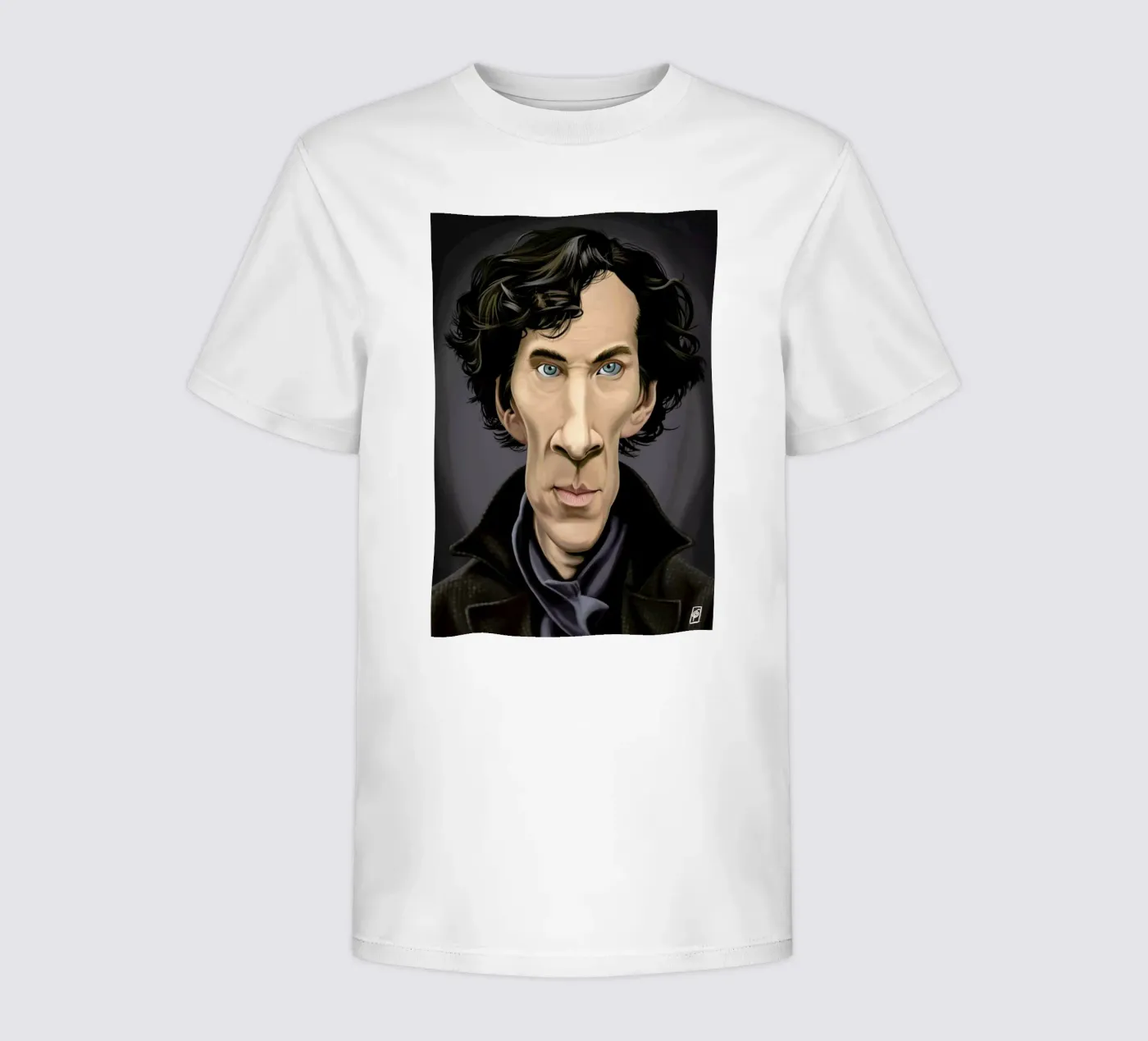 Benedict Cumberbatch kids t-shirt by Rob Art | Illustration