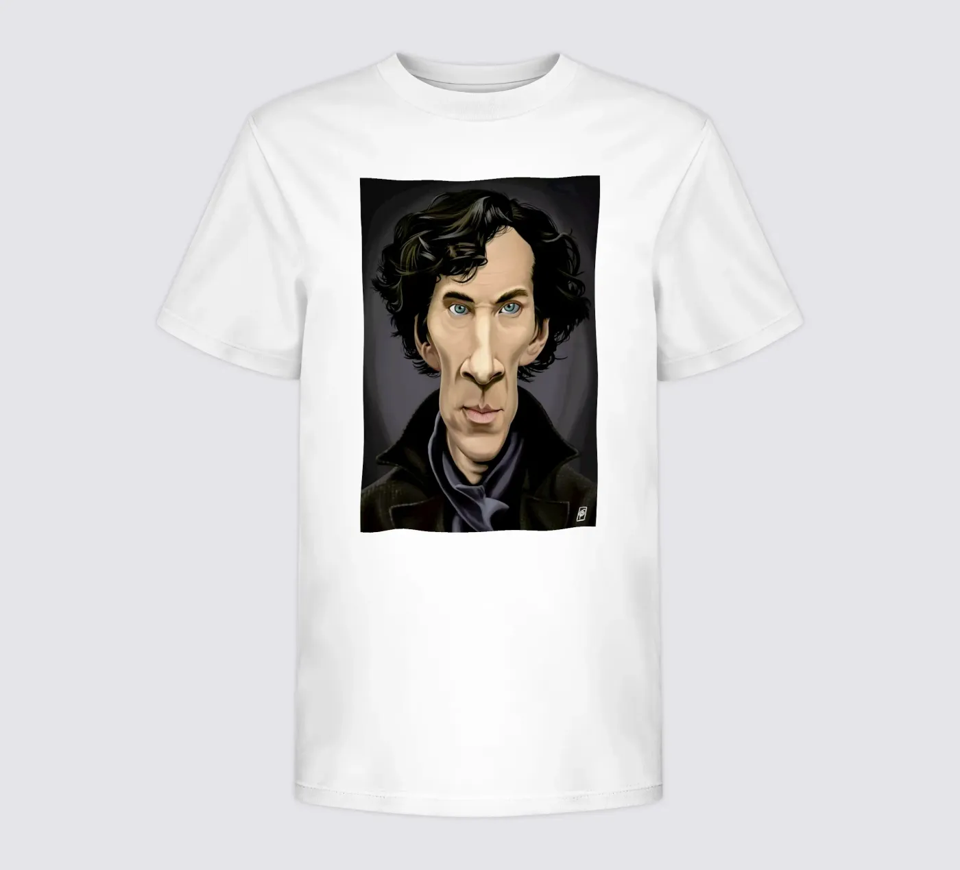 Benedict Cumberbatch kids t-shirt by Rob Art | Illustration