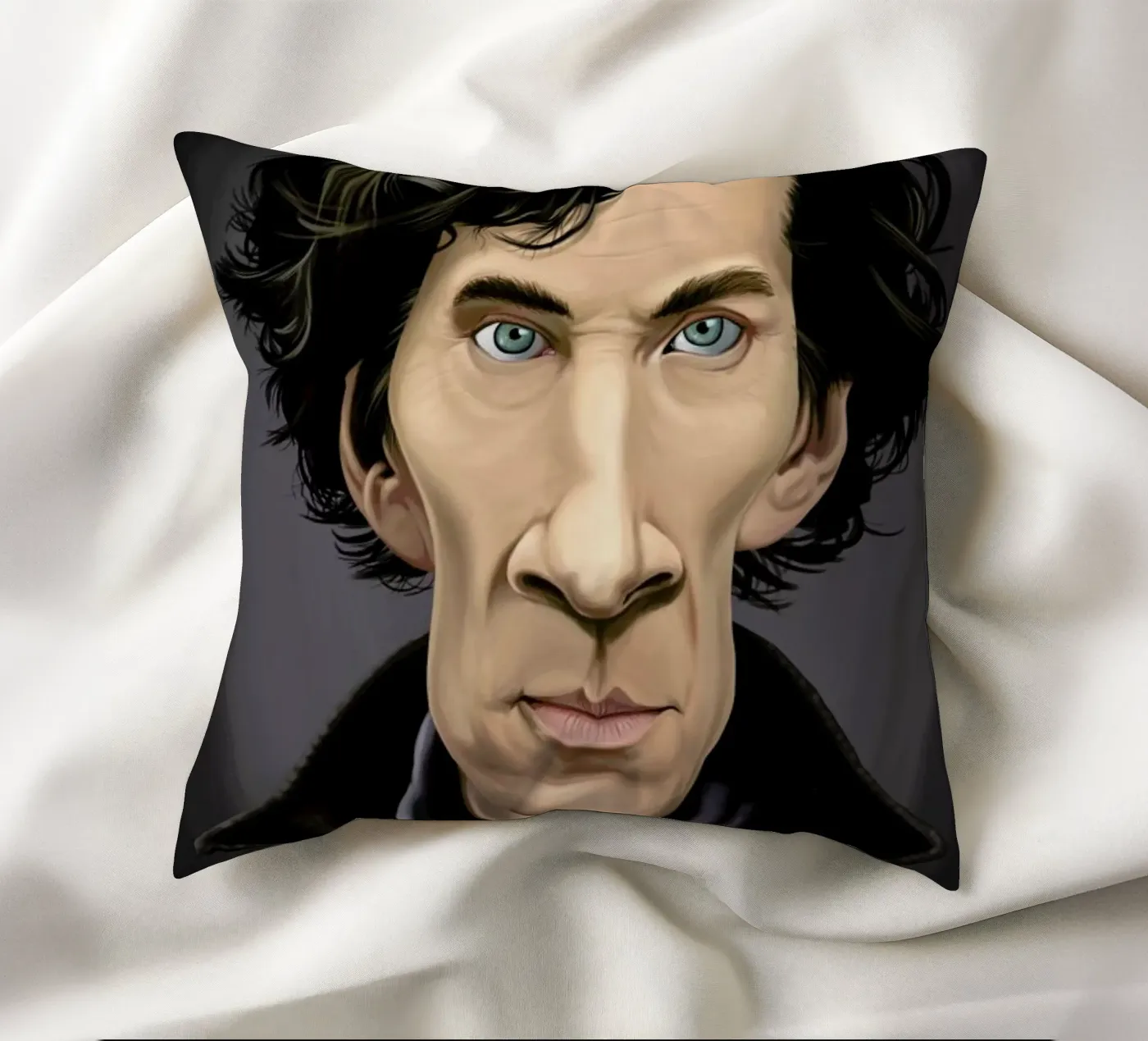 Benedict Cumberbatch Kissen von Rob Art | Illustration