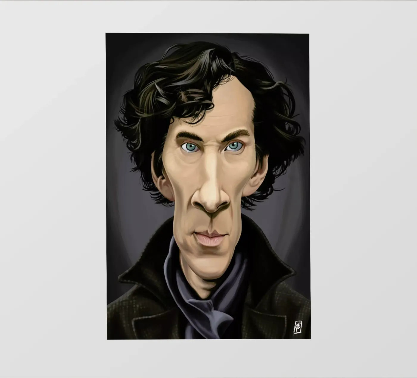 Benedict Cumberbatch backlit film by Rob Art | Illustration