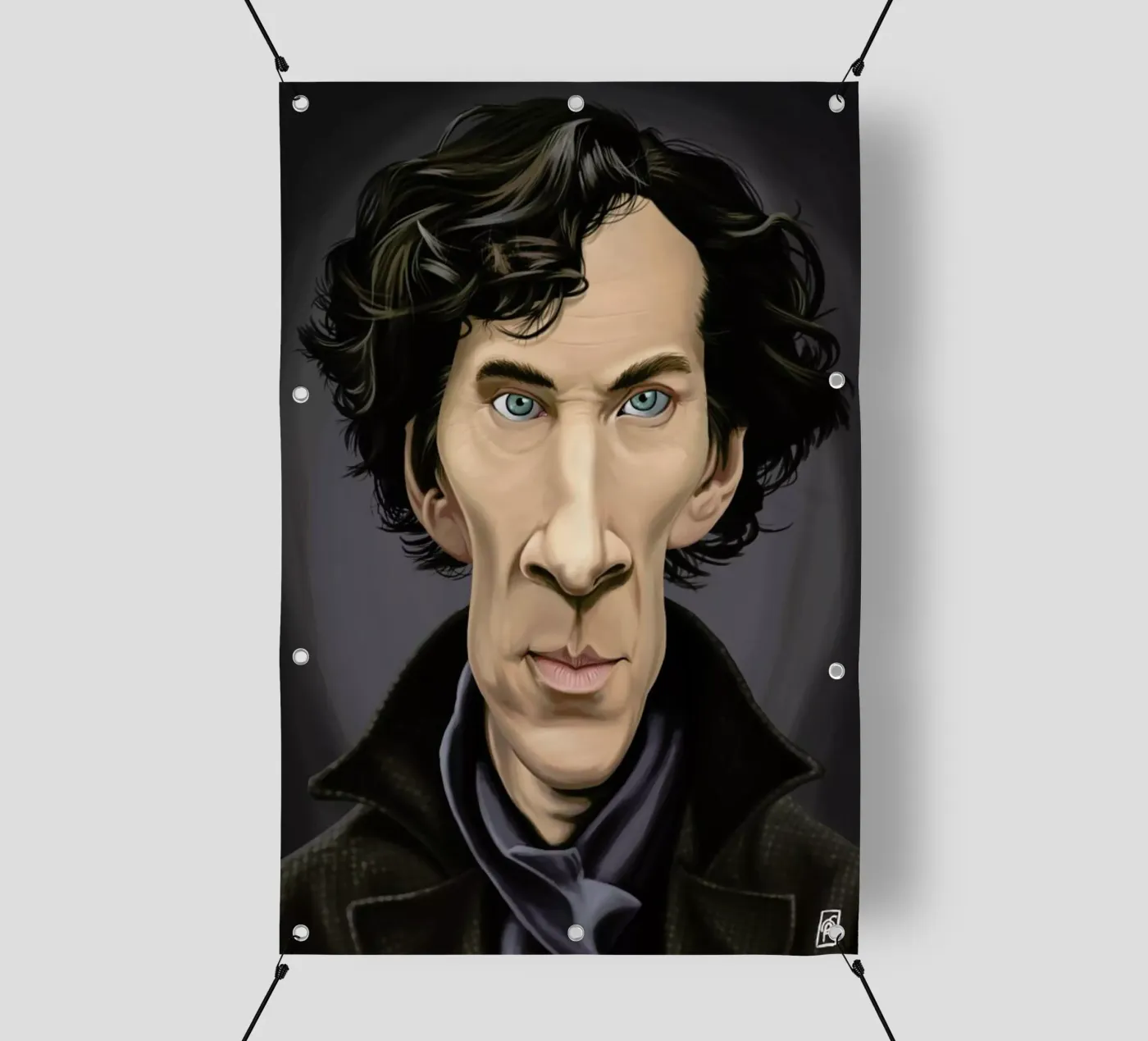 Benedict Cumberbatch telo in pvc da Rob Art | Illustration