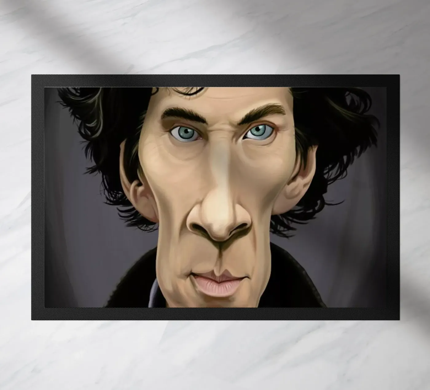 Benedict Cumberbatch deurmat van Rob Art | Illustration