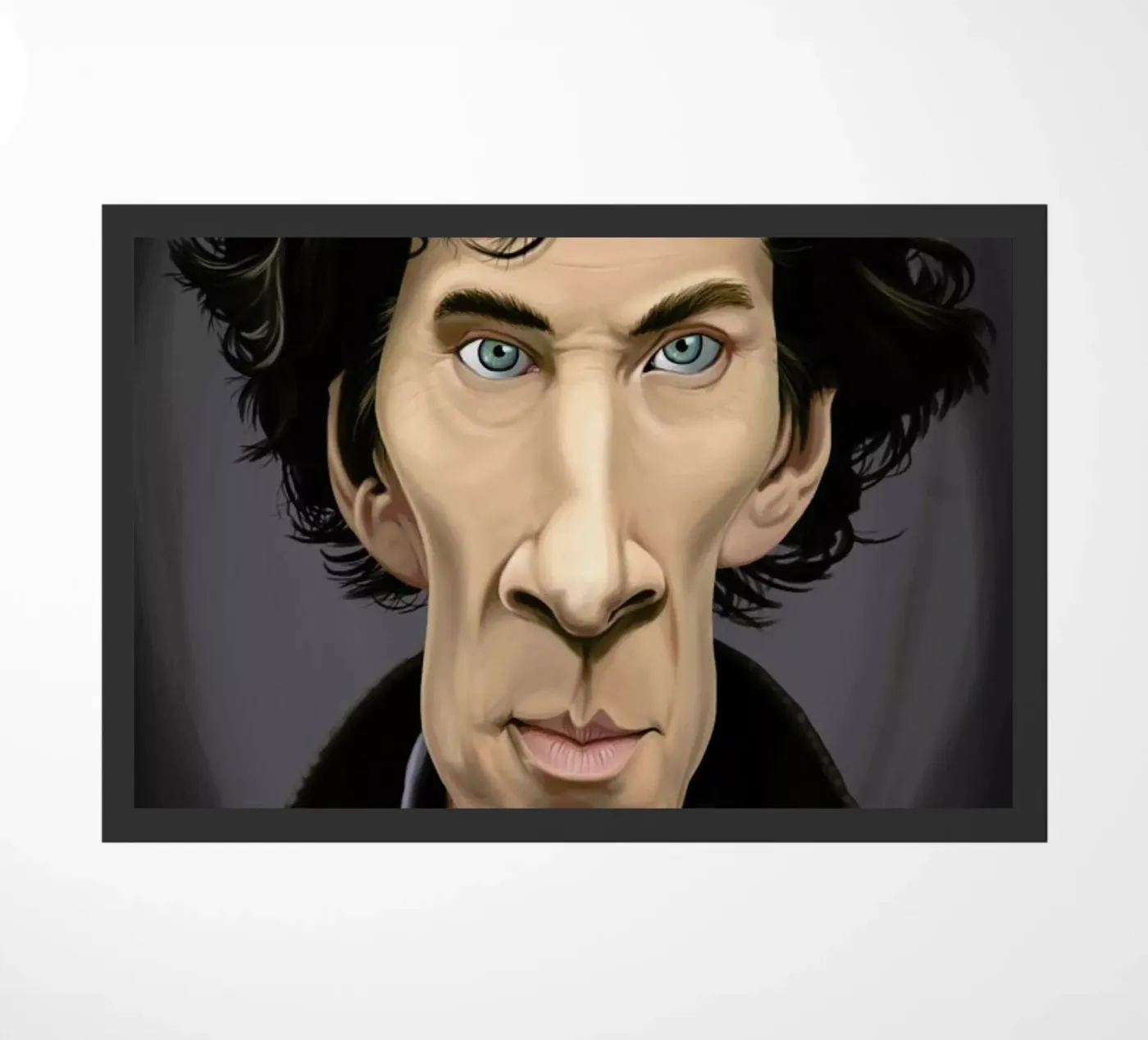 Benedict Cumberbatch deurmat van Rob Art | Illustration