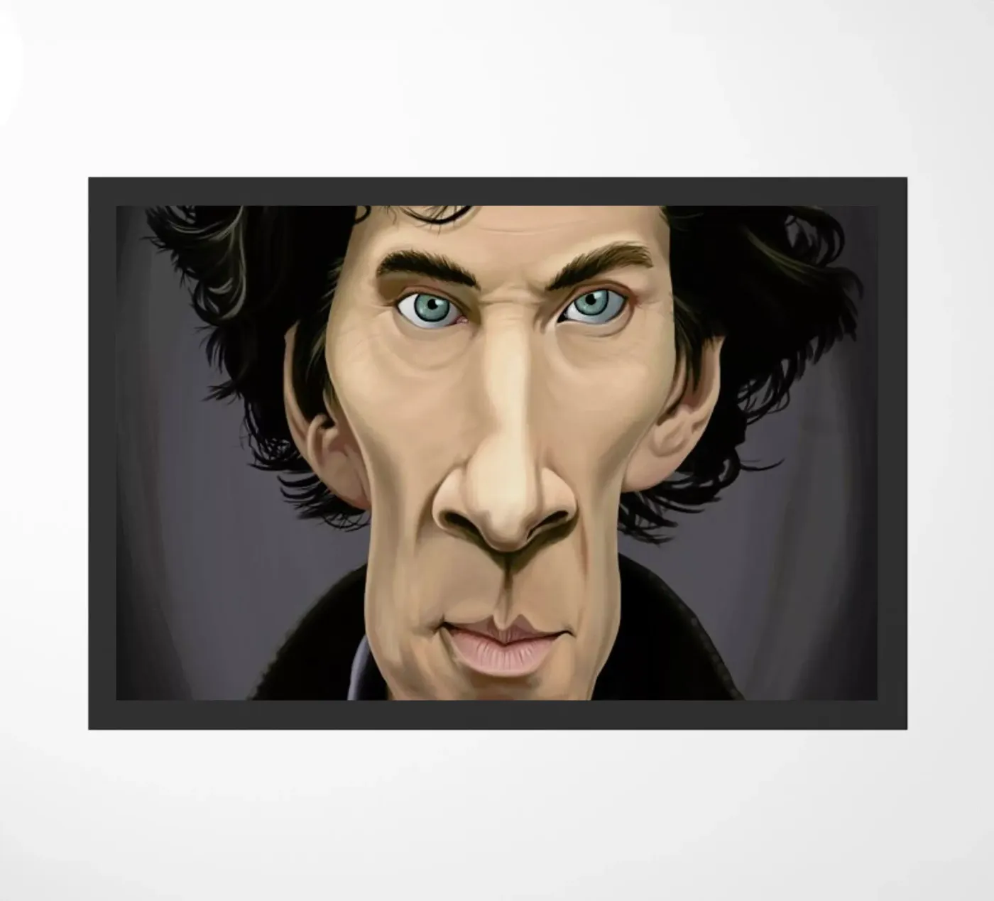 Benedict Cumberbatch deurmat van Rob Art | Illustration