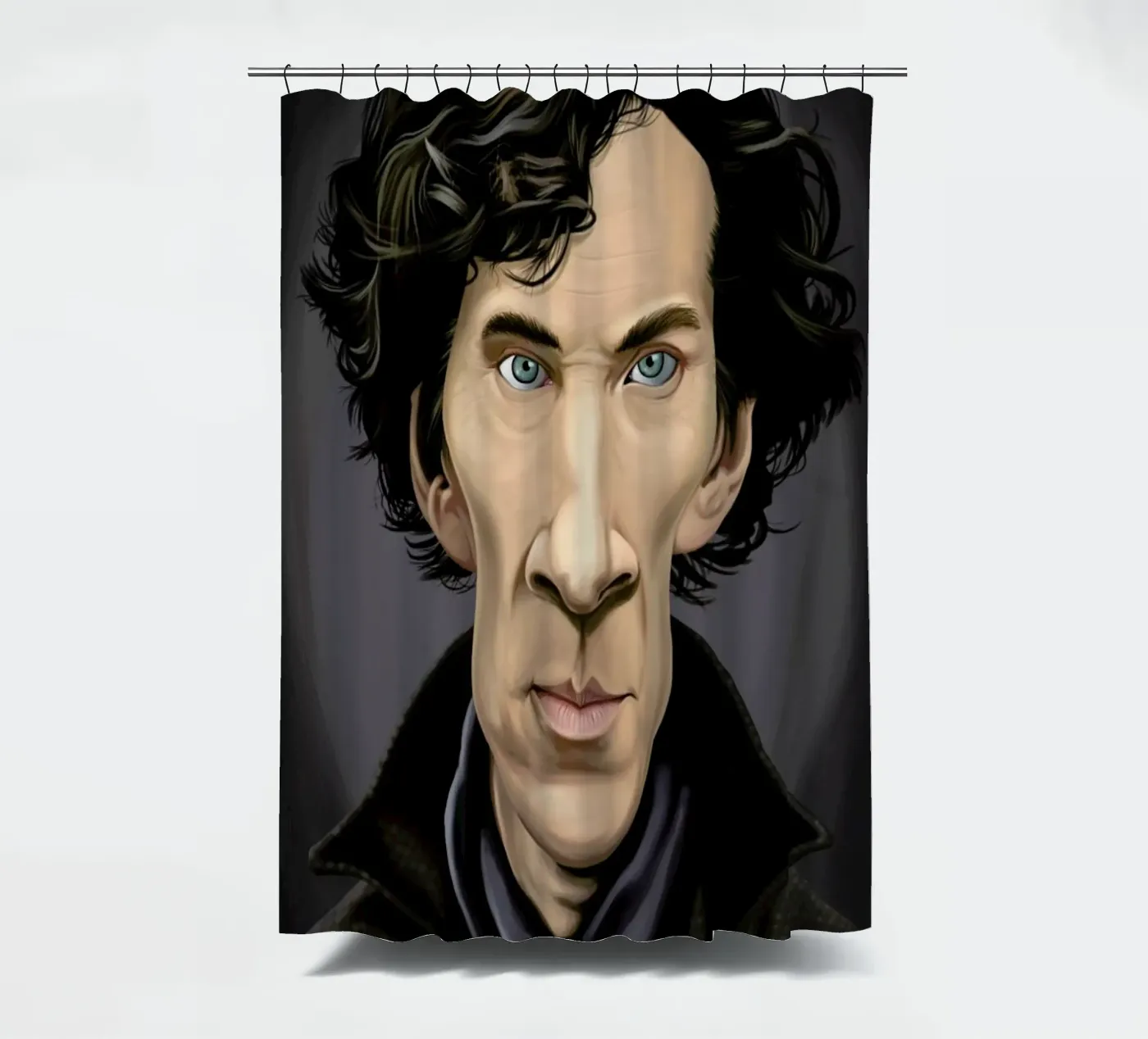 Benedict Cumberbatch Duschvorhang von Rob Art | Illustration