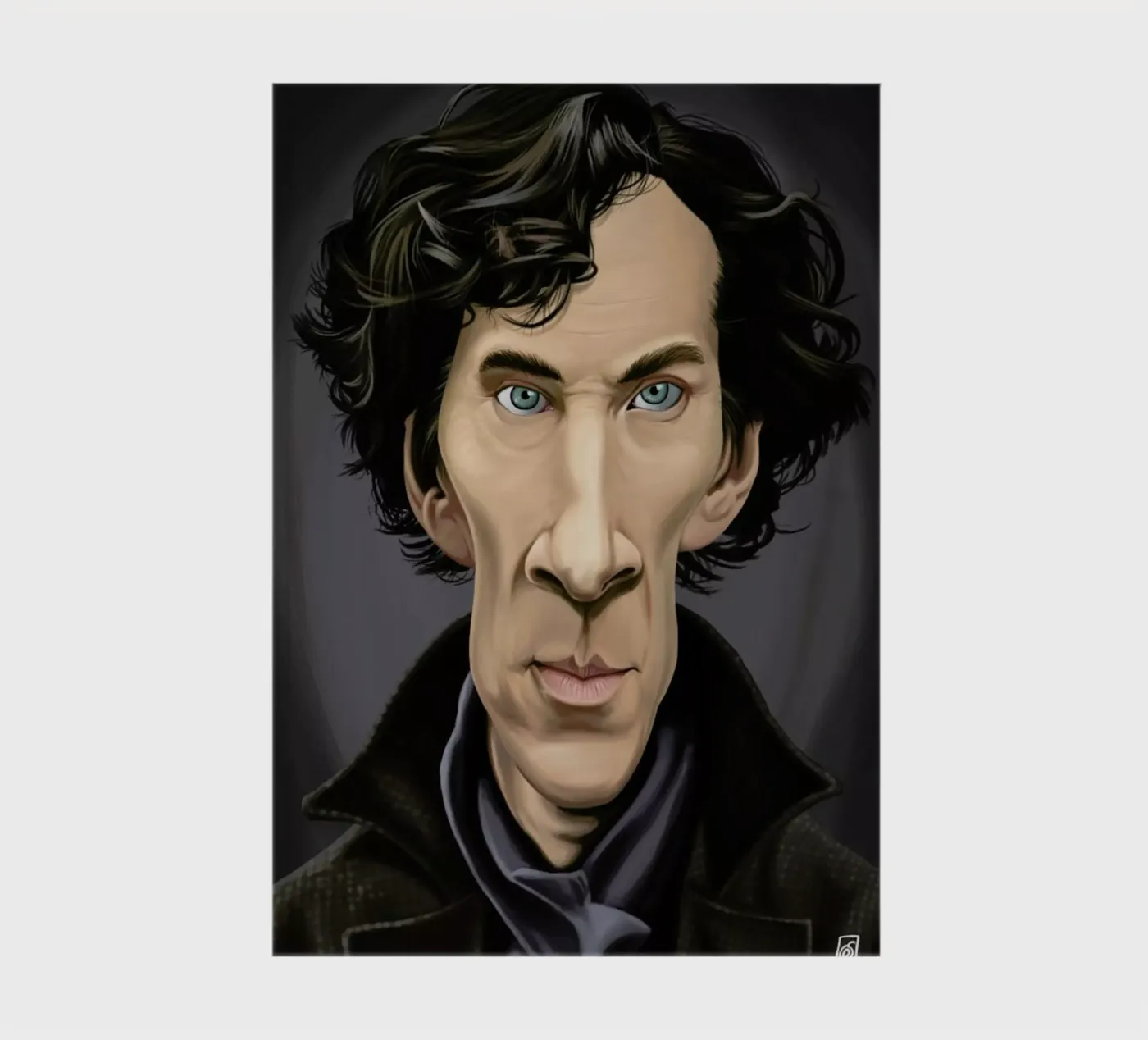 Benedict Cumberbatch notebook by Rob Art | Illustration