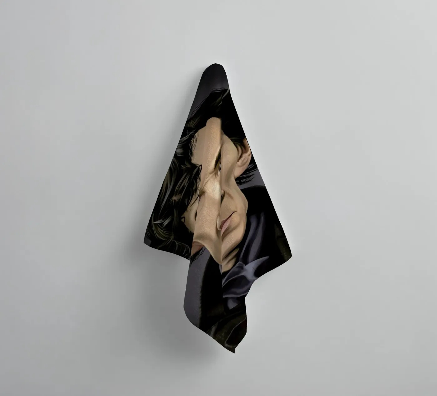 Benedict Cumberbatch towel by Rob Art | Illustration