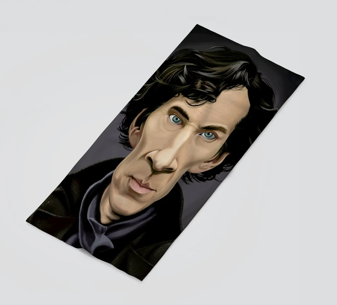 Benedict Cumberbatch strandhanddoek van Rob Art | Illustration