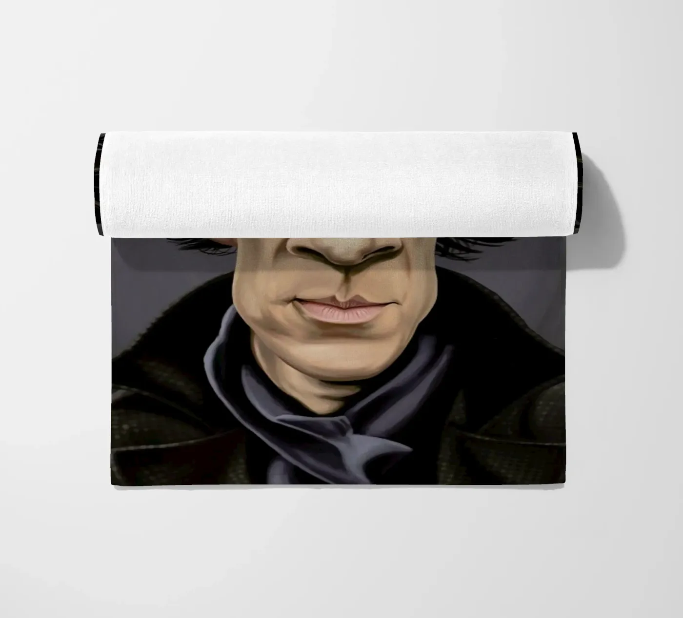 Benedict Cumberbatch strandhanddoek van Rob Art | Illustration
