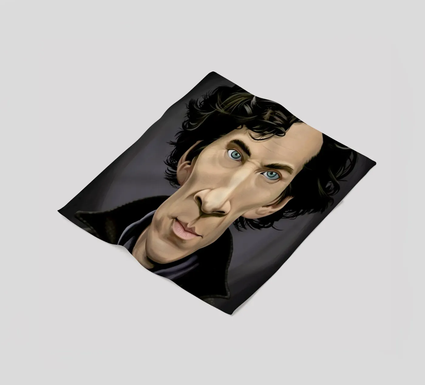 Benedict Cumberbatch Fleecedecke von Rob Art | Illustration