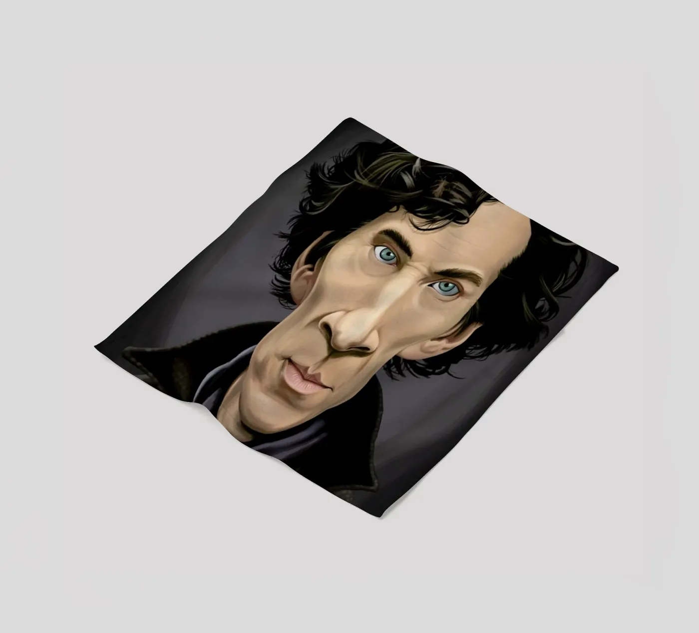 Benedict Cumberbatch plaid polaire de Rob Art | Illustration