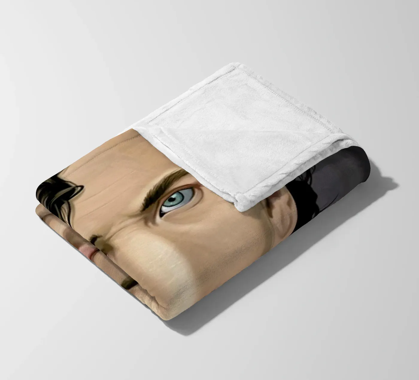 Benedict Cumberbatch plaid polaire de Rob Art | Illustration