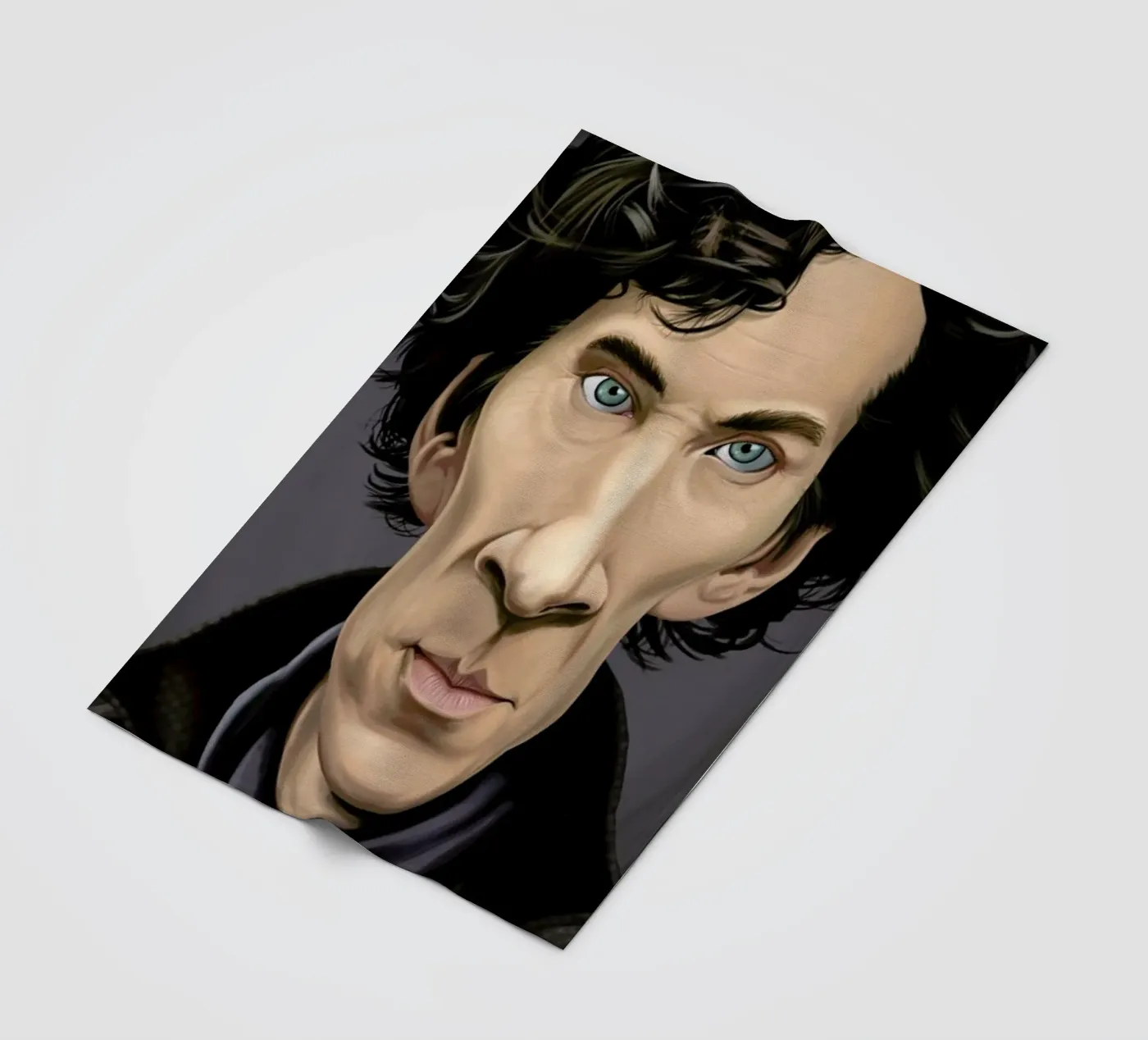 Benedict Cumberbatch Fleecedecke von Rob Art | Illustration
