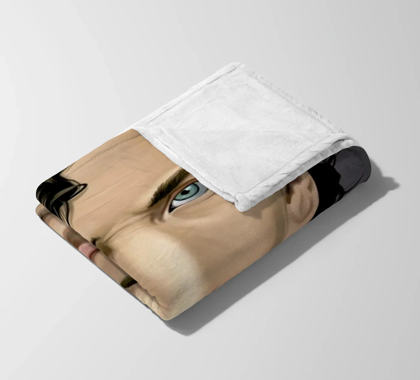 Benedict Cumberbatch plaid polaire de Rob Art | Illustration