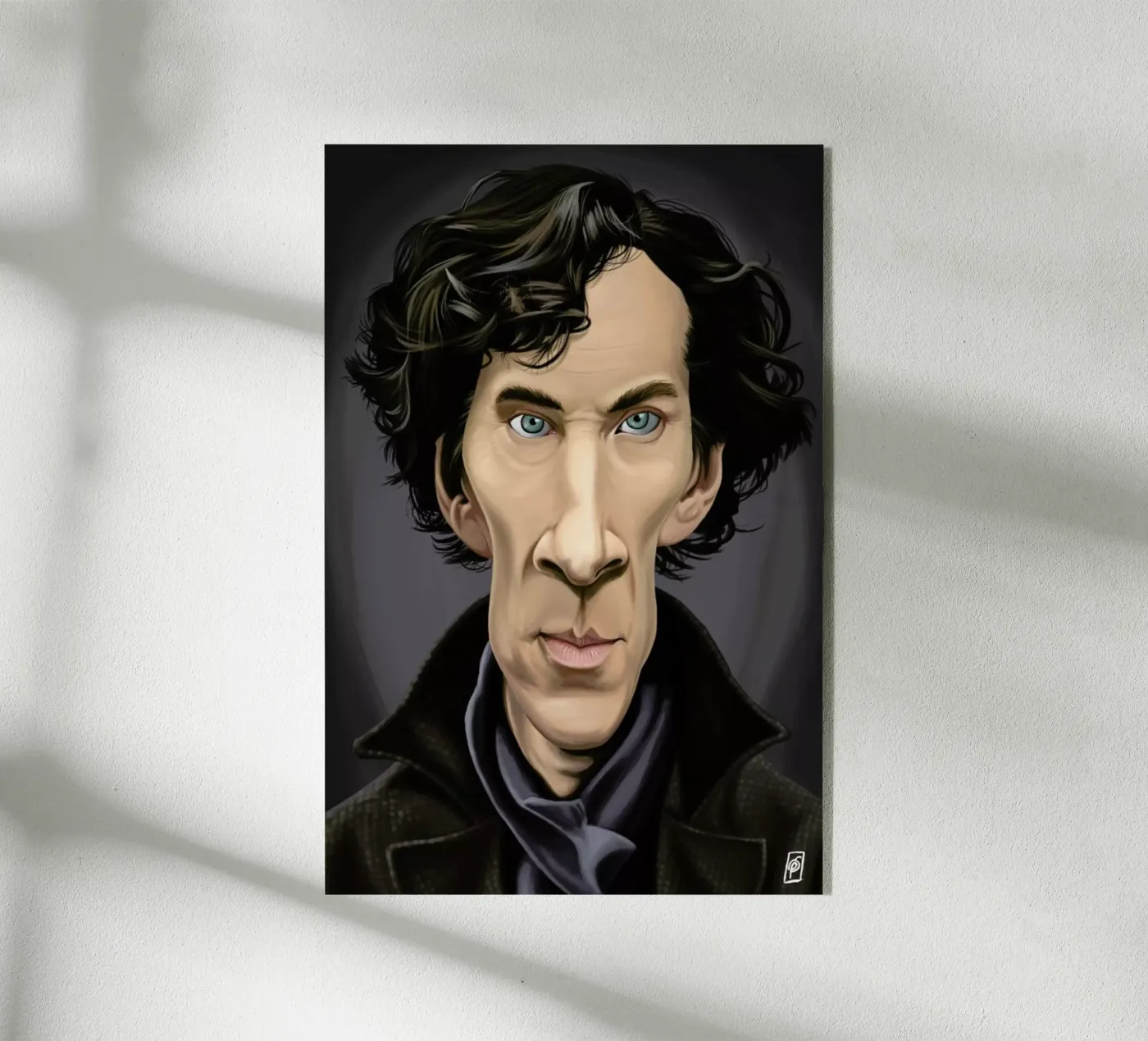Benedict Cumberbatch acrylic glass by Rob Art | Illustration