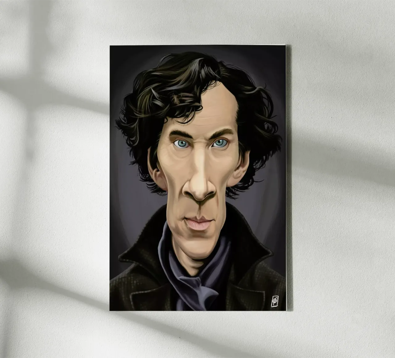 Benedict Cumberbatch tela da Rob Art | Illustration