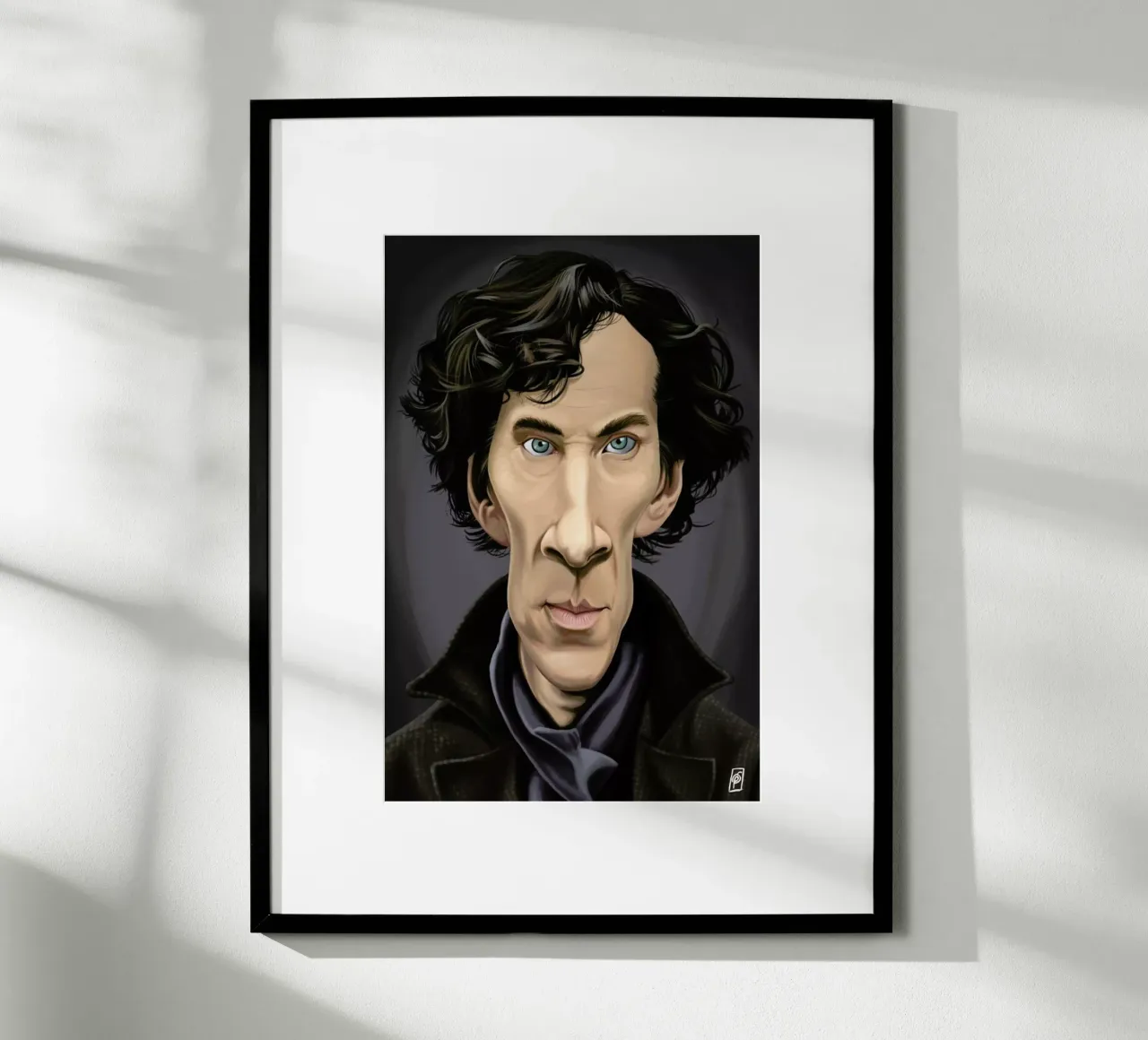 Benedict Cumberbatch poster van Rob Art | Illustration
