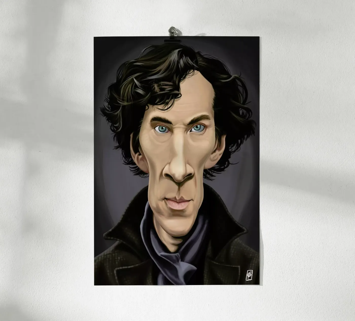Benedict Cumberbatch Poster von Rob Art | Illustration