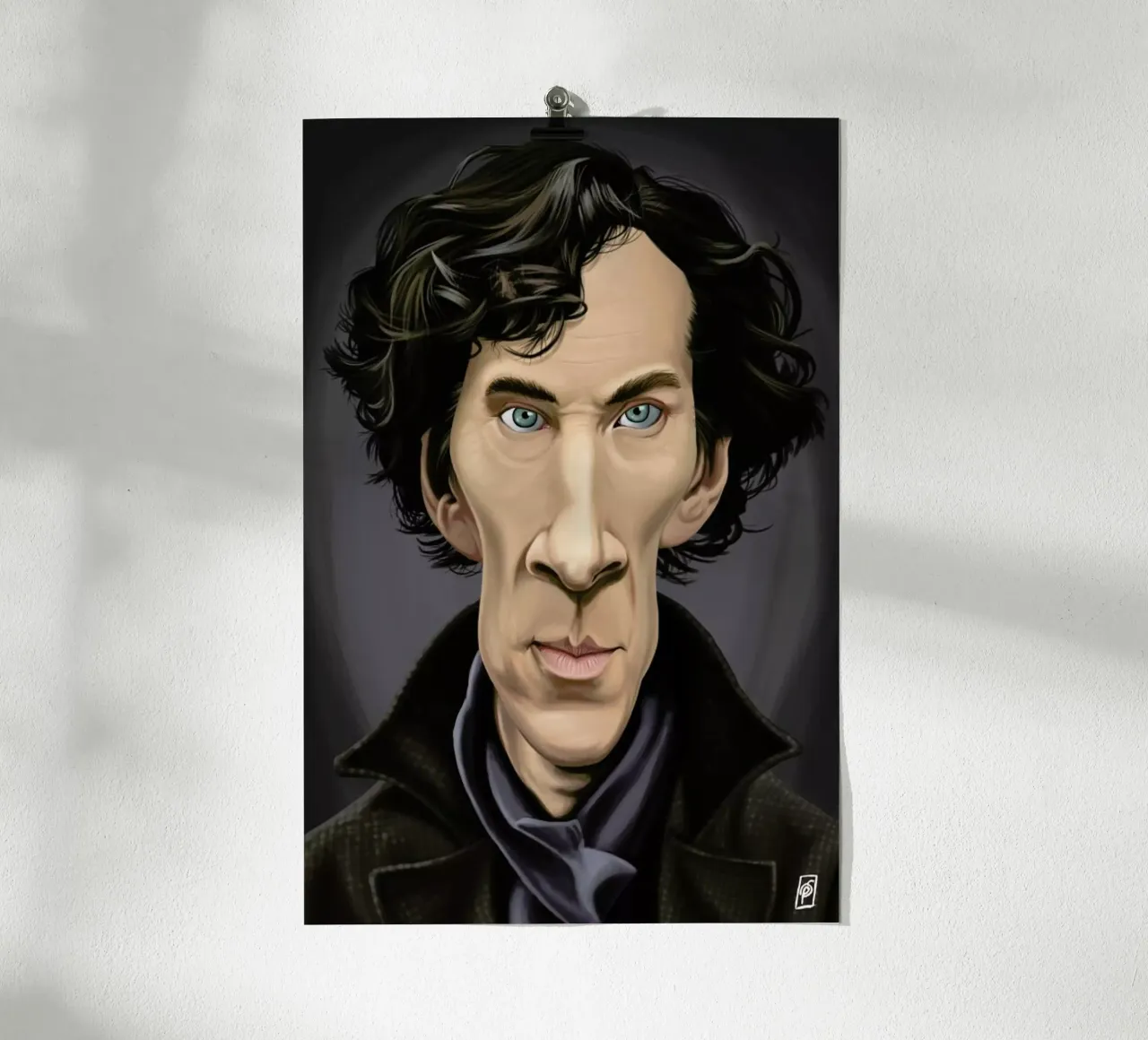 Benedict Cumberbatch poster van Rob Art | Illustration