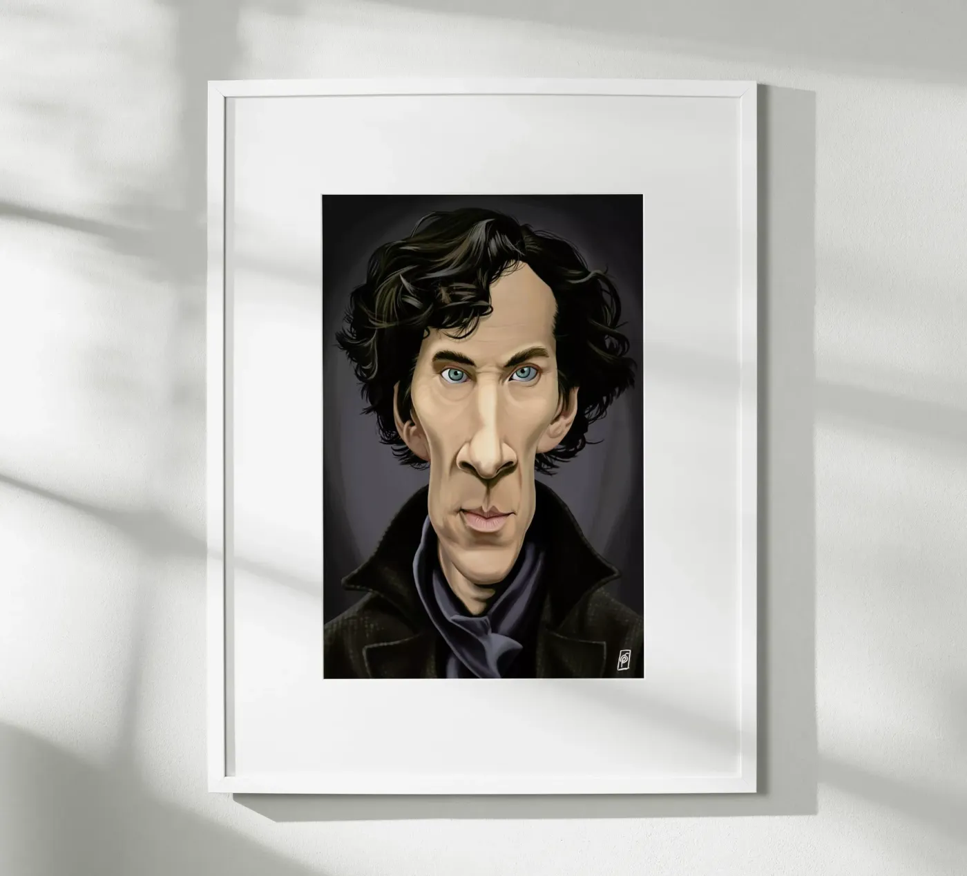 Benedict Cumberbatch Poster von Rob Art | Illustration