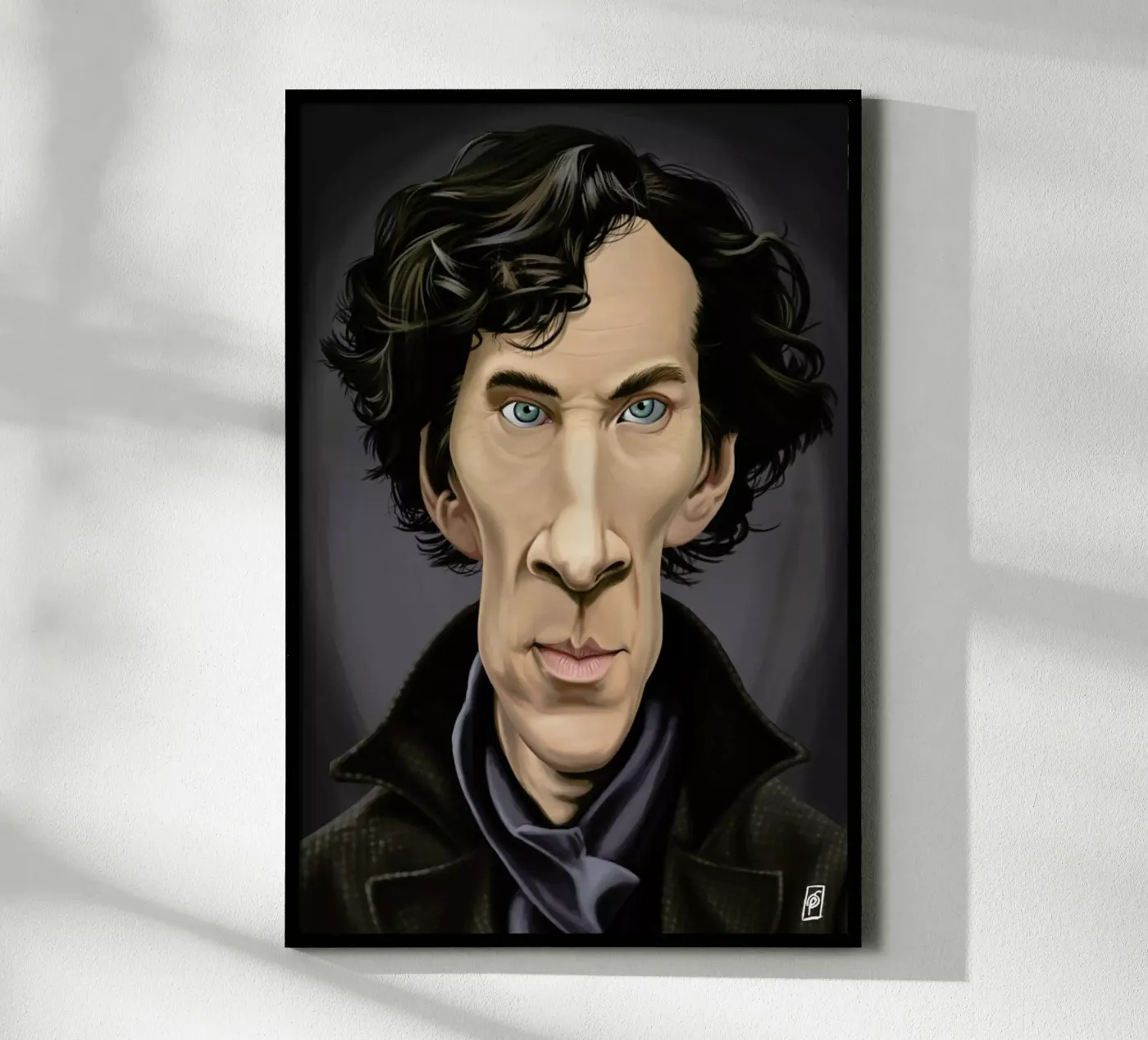 Benedict Cumberbatch Poster von Rob Art | Illustration