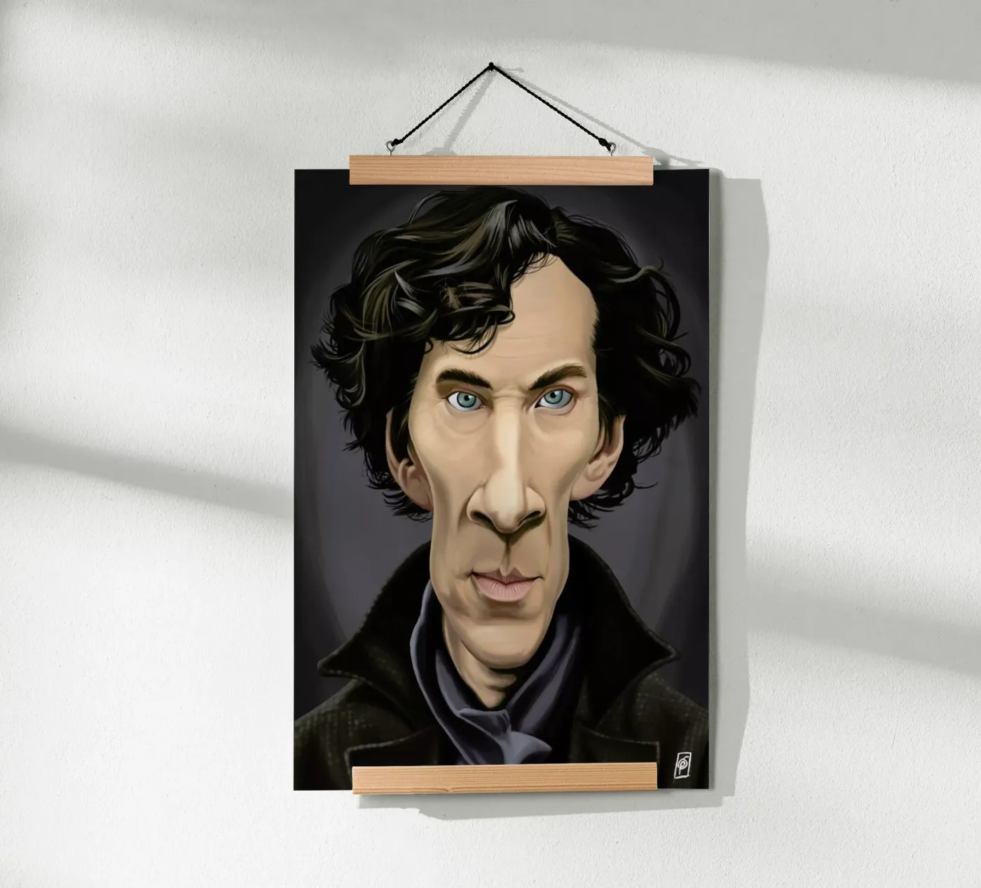 Benedict Cumberbatch Poster von Rob Art | Illustration