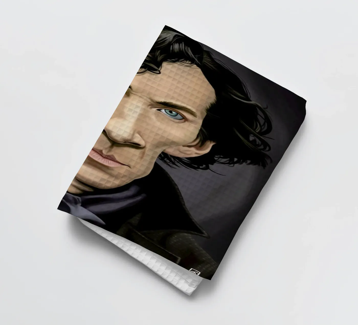 Benedict Cumberbatch canovaccio da cucina da Rob Art | Illustration