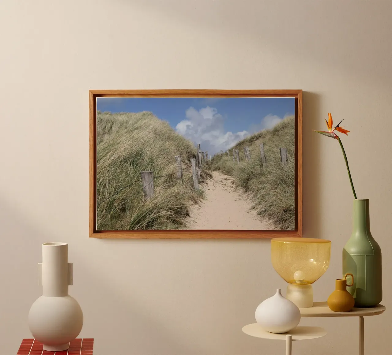 Beach access | Island of Sylt canvas by eyes & tries