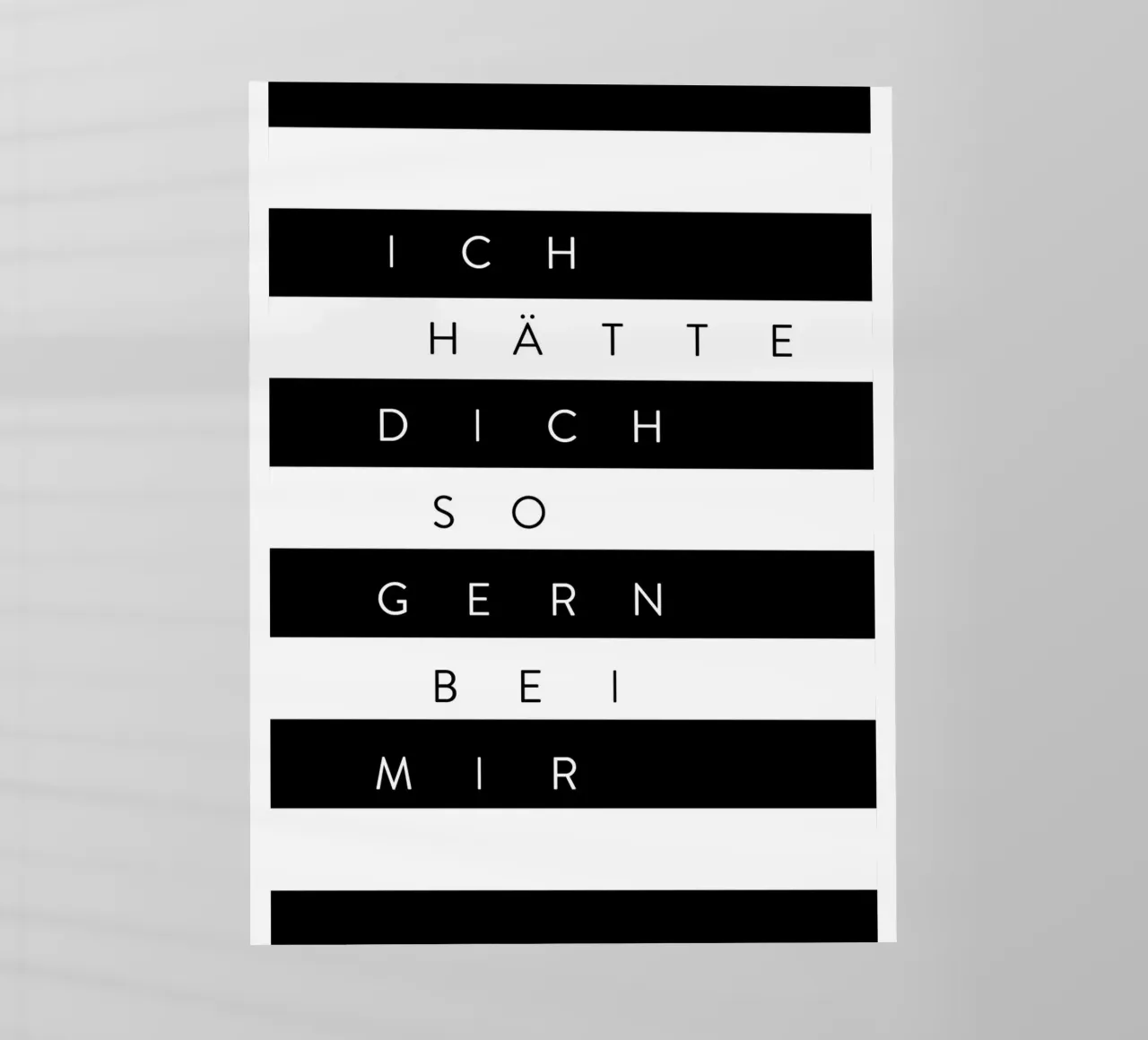 Mi piacerebbe averti con me pellicola backlit da minaz