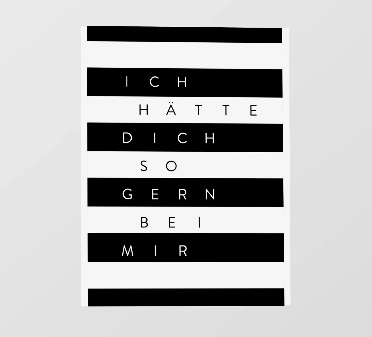 Mi piacerebbe averti con me pellicola backlit da minaz