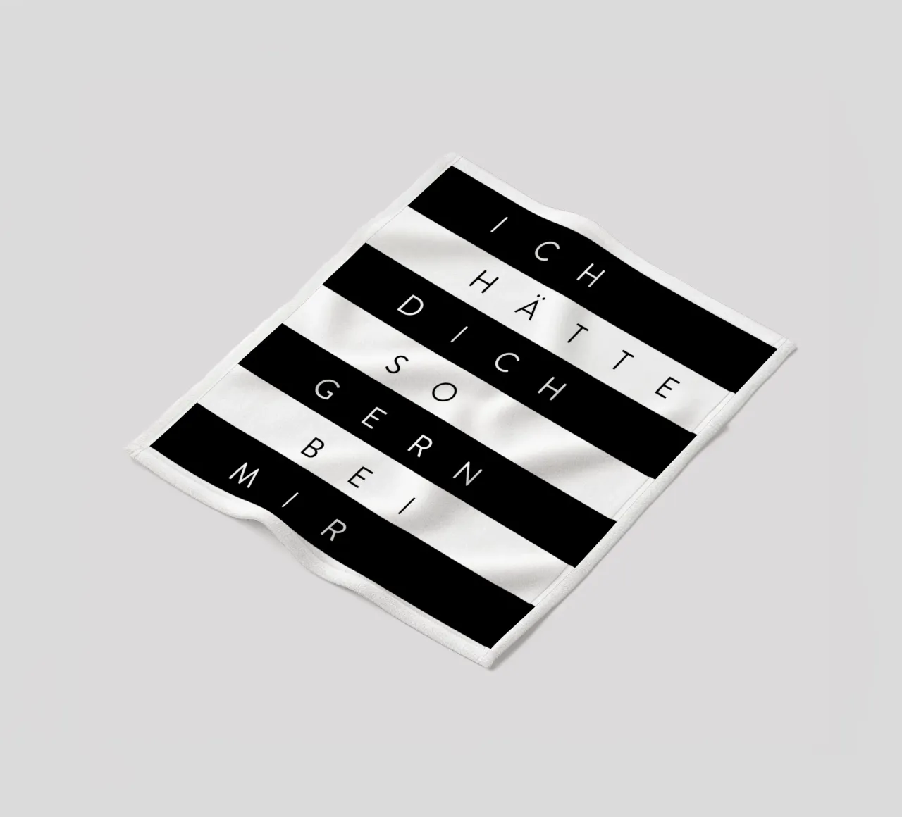 Mi piacerebbe averti con me coperta in pile da minaz