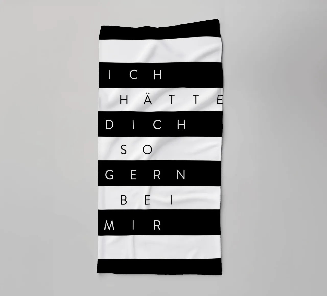 Mi piacerebbe averti con me asciugamano da bagno da minaz