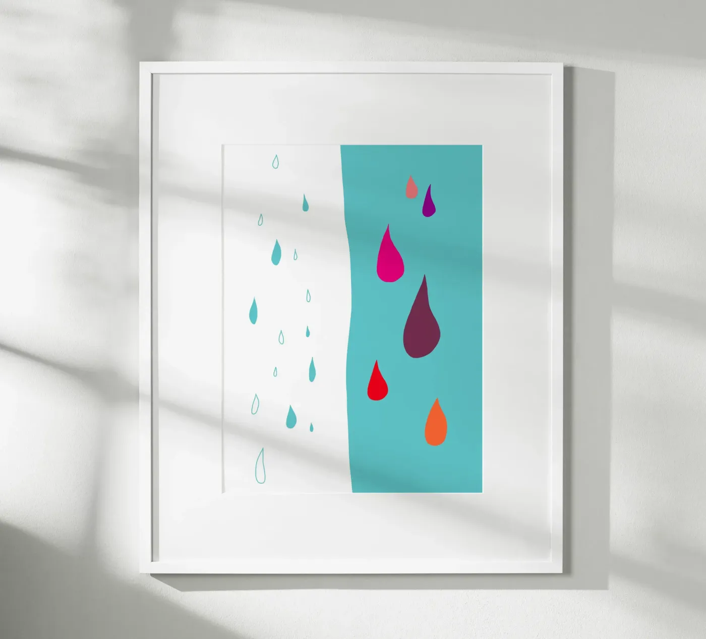 Drop dichotomy poster by Ina Katzemann