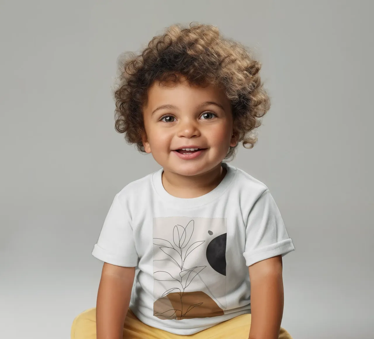 Abstract Art /Minimal Plant baby t-shirt by ThingDesign