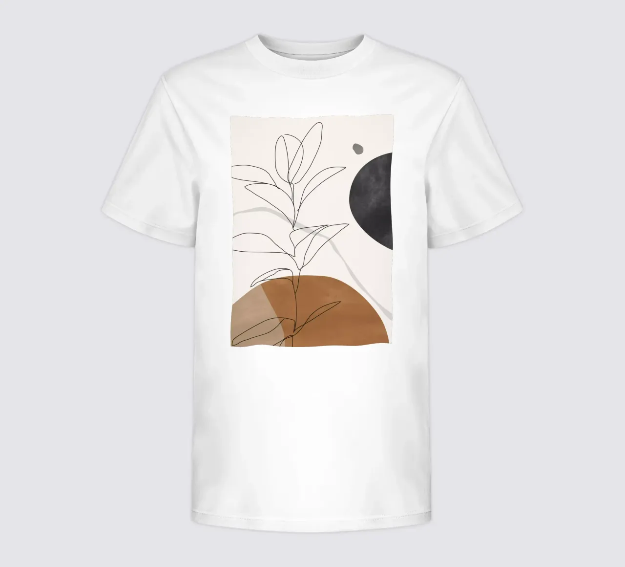 Abstract Art /Minimal Plant kids t-shirt by ThingDesign