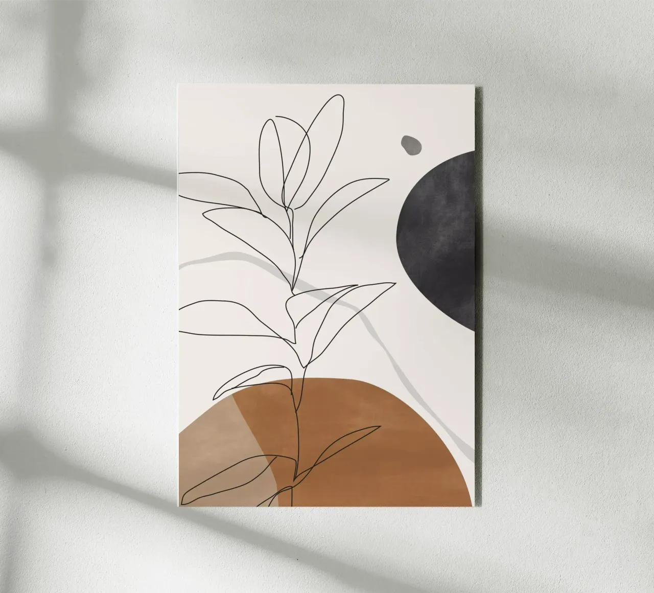 Abstract Art /Minimal Plant forex plate by ThingDesign