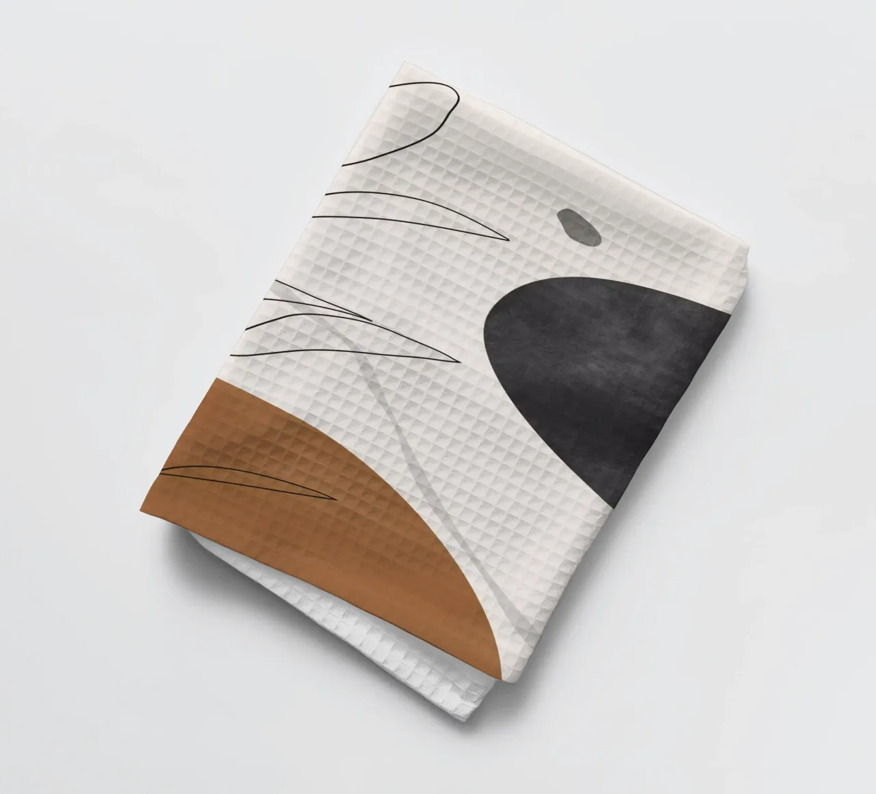 Art abstrait / Plante minimale torchon de ThingDesign