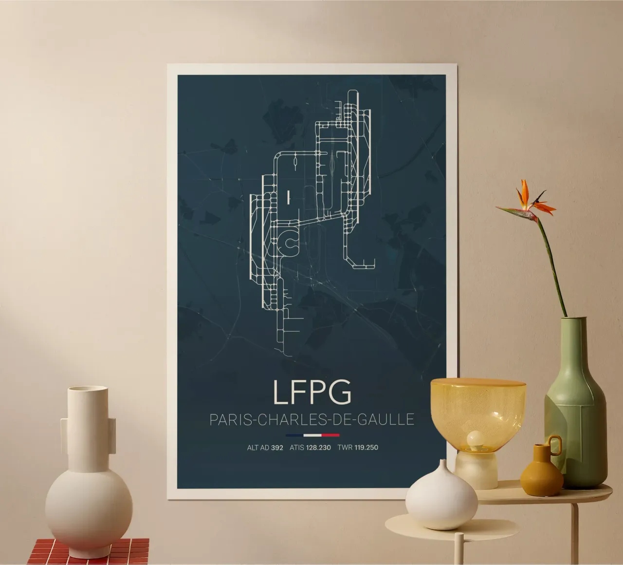 Aeroporto di Parigi-Charles de Gaulle poster da Passion Pilote