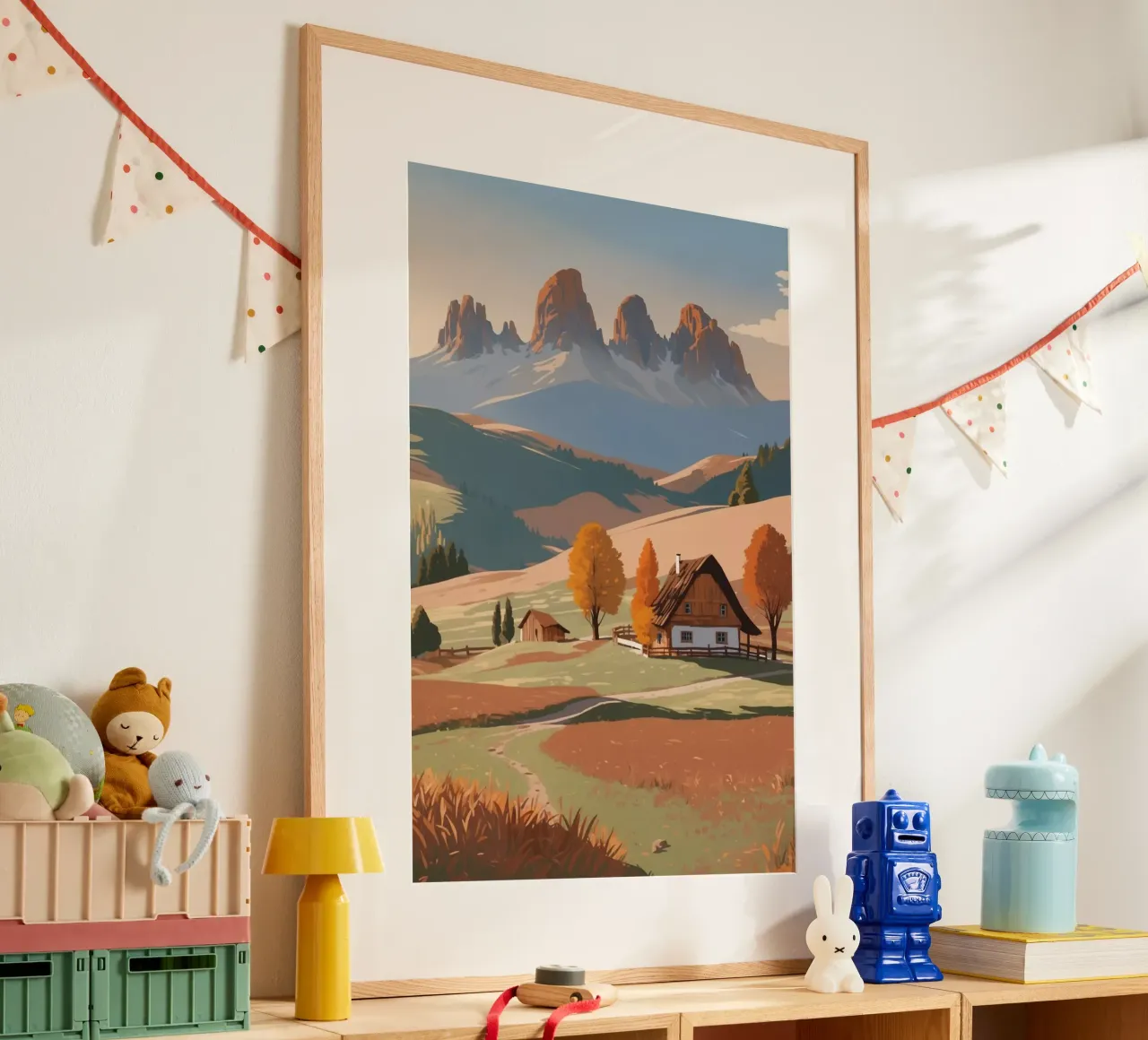 Alpe di Siusi in autumn magic | Work 2 hahnemühle by AlbertKlee