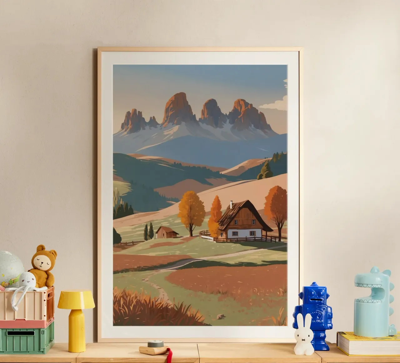 Alpe di Siusi in autumn magic | Work 2 hahnemühle by AlbertKlee