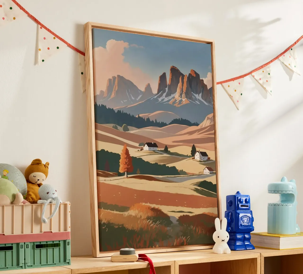 L'Alpe di Siusi nello splendore autunnale | Werk 3 tela da AlbertKlee