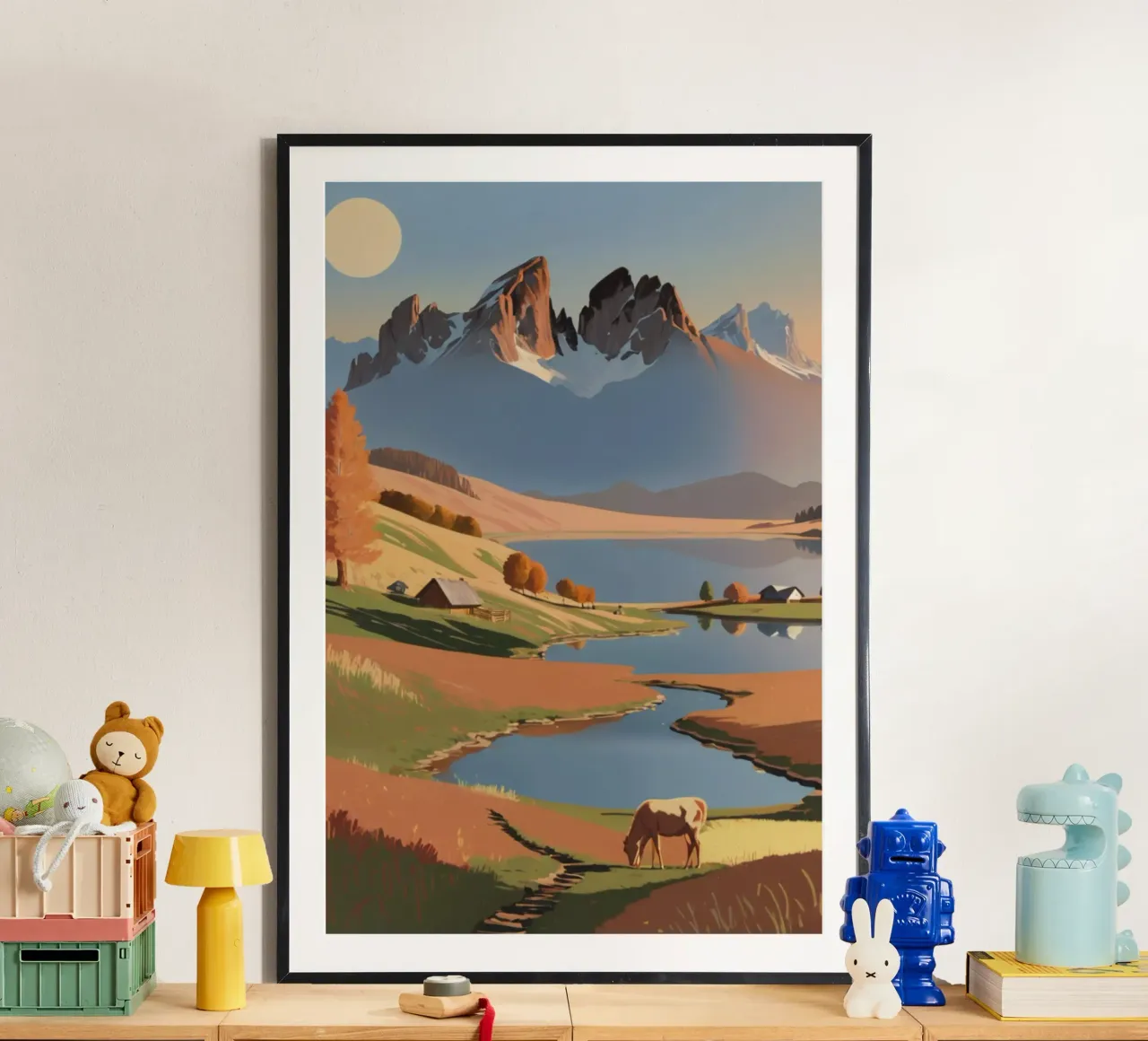 L'Alpe di Siusi nello splendore autunnale | Werk 5 carta hahnemühle da AlbertKlee