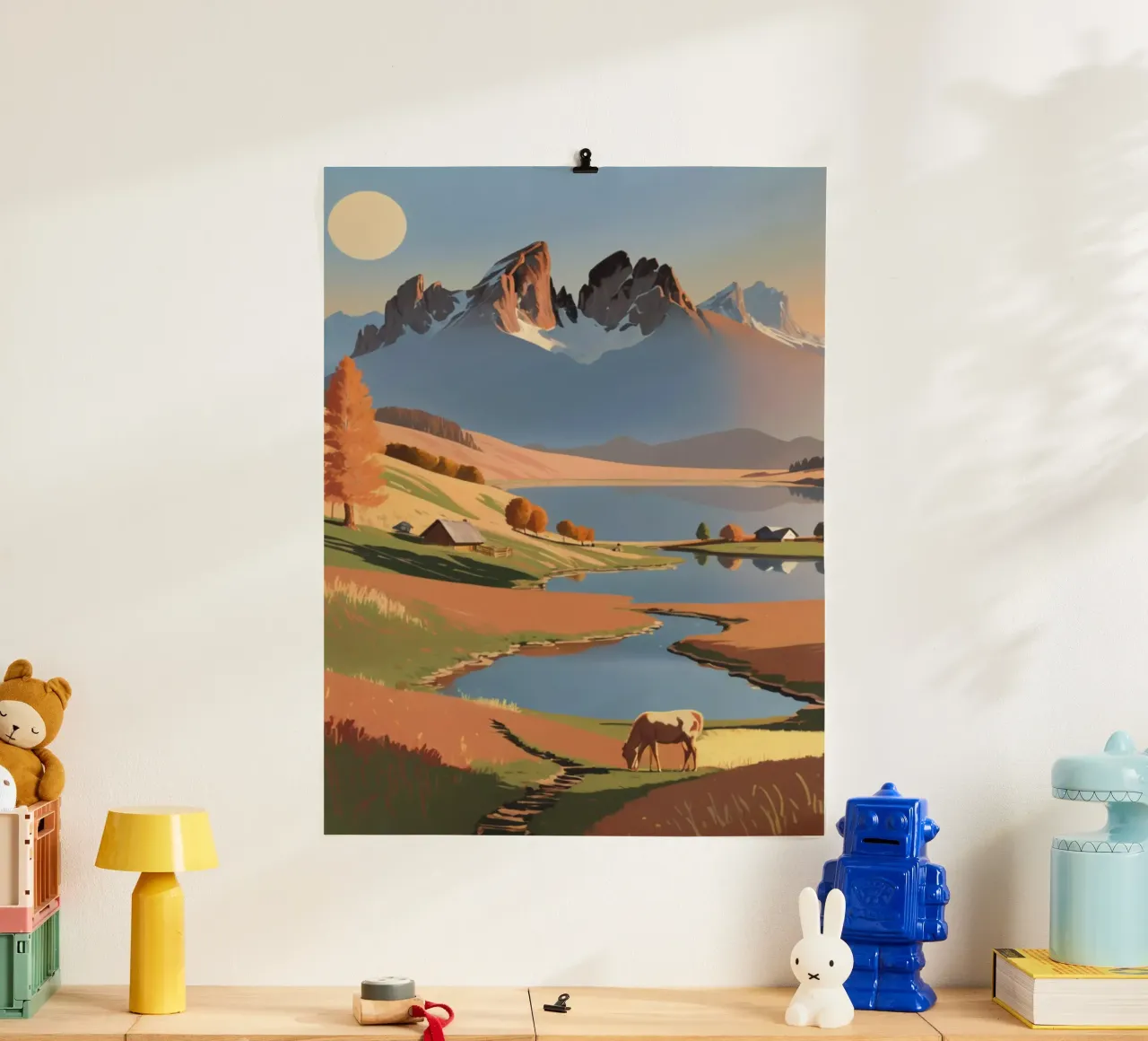 L'Alpe de Siusi dans la splendeur de l'automne | Usine 5 poster de AlbertKlee