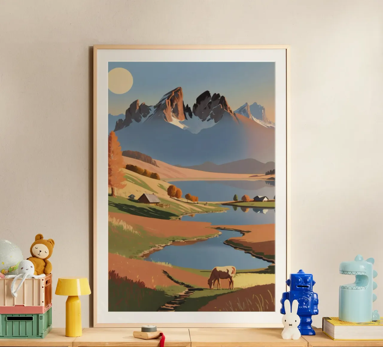 L'Alpe di Siusi nello splendore autunnale | Werk 5 carta hahnemühle da AlbertKlee