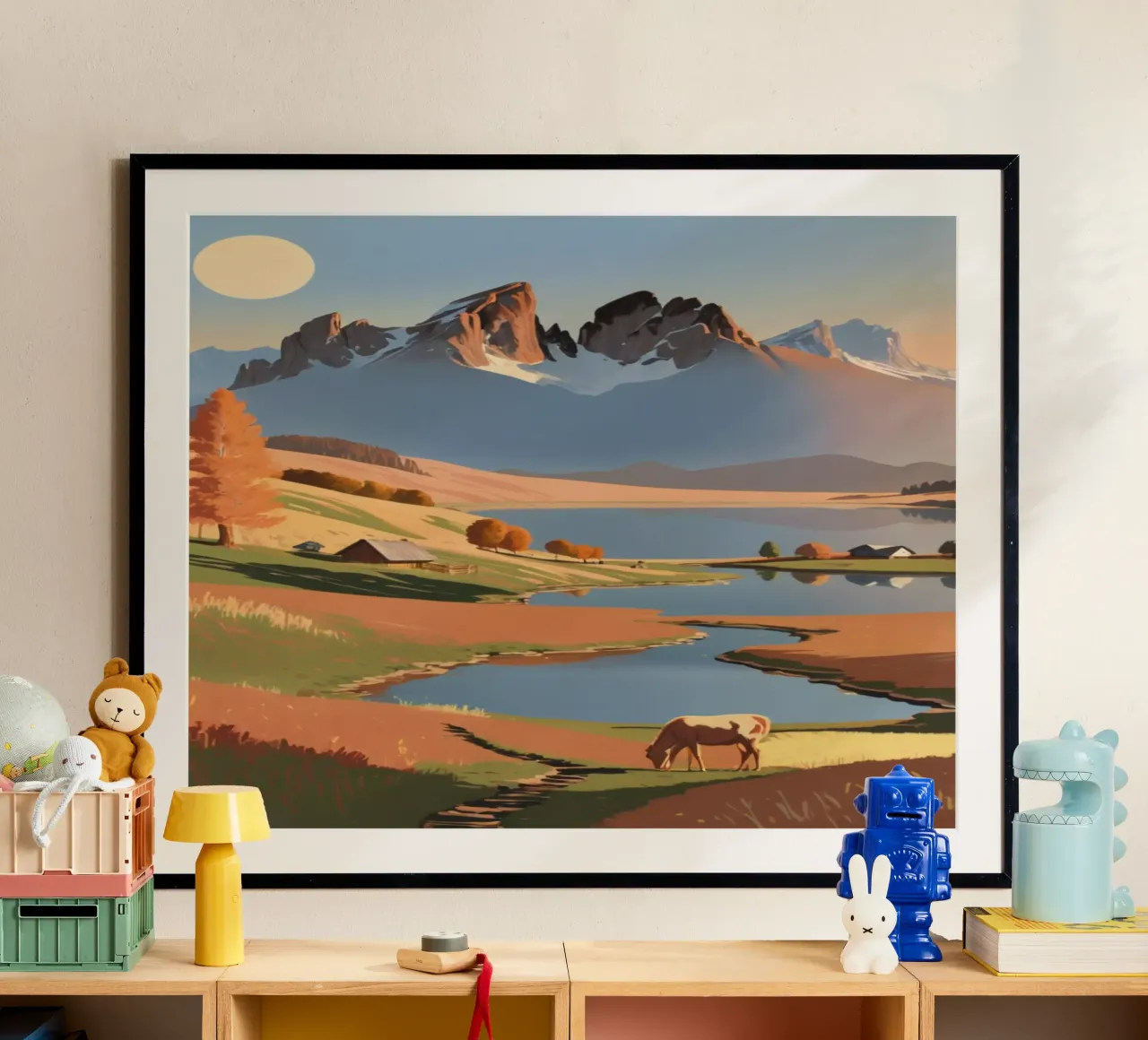 L'Alpe de Siusi dans la splendeur de l'automne | Usine 5 poster de AlbertKlee
