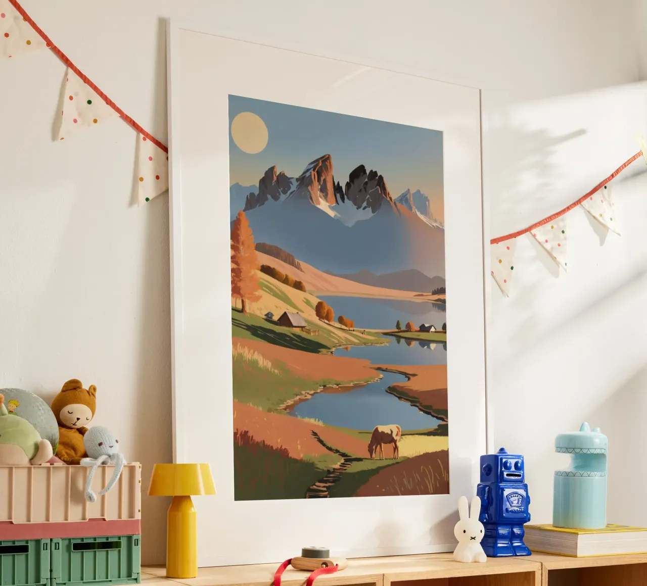 L'Alpe de Siusi dans la splendeur de l'automne | Usine 5 poster de AlbertKlee