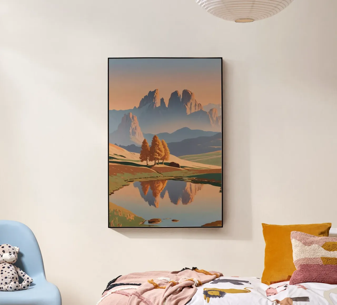 Alpe di Siusi a la luz del otoño | Obra 6 metacrilato de AlbertKlee
