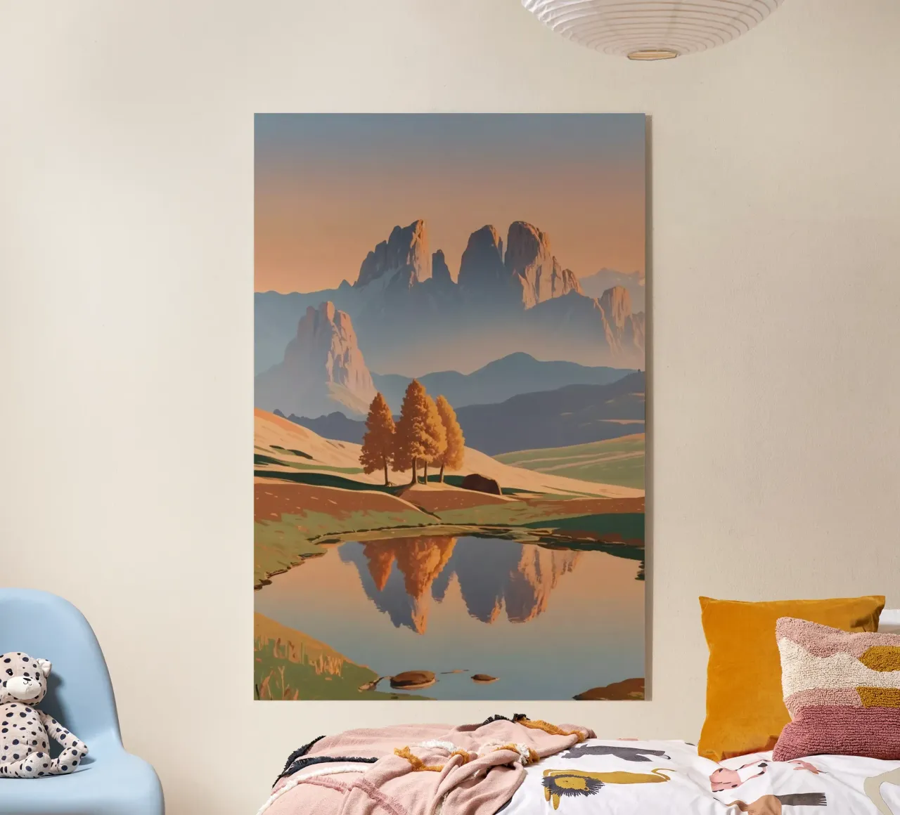 Alpe di Siusi a la luz del otoño | Obra 6 metacrilato de AlbertKlee